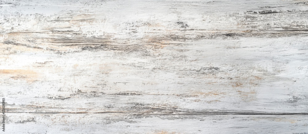 Weathered White Wood Texture Background, Rustic Plank Surface