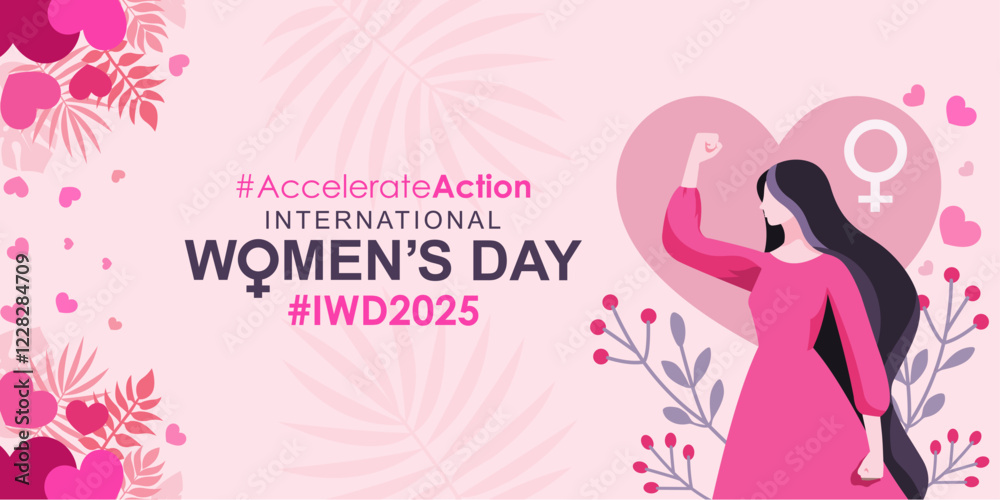 Accelerate Action campaign pose. International Women's Day 2025. International Women's Day 2025 concept. #AccelerateAction Accelerate Action campaign pose. International Women's Day 2025. International Women's Day 2025 concept. #AccelerateAction