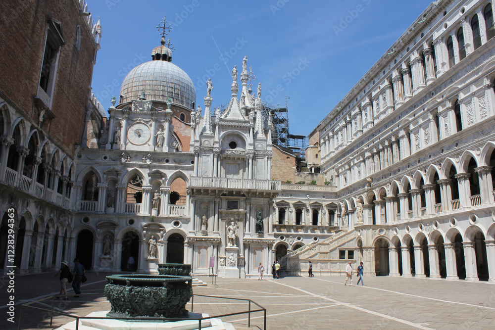 Fototapeta premium Venice, Veneto Region, Italy, June 30, 2015, Views from Venice