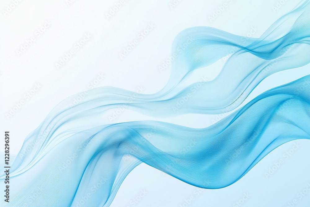 Flowing Blue Abstract Waves with Smooth Gradients and Elegant Curves, Modern Digital Design Featuring Cool Tones and Dynamic Fluid Motion Flowing Blue Abstract Waves with Smooth Gradients and Elegant Curves, Modern Digital Design Featuring Cool Tones and Dynamic Fluid Motion