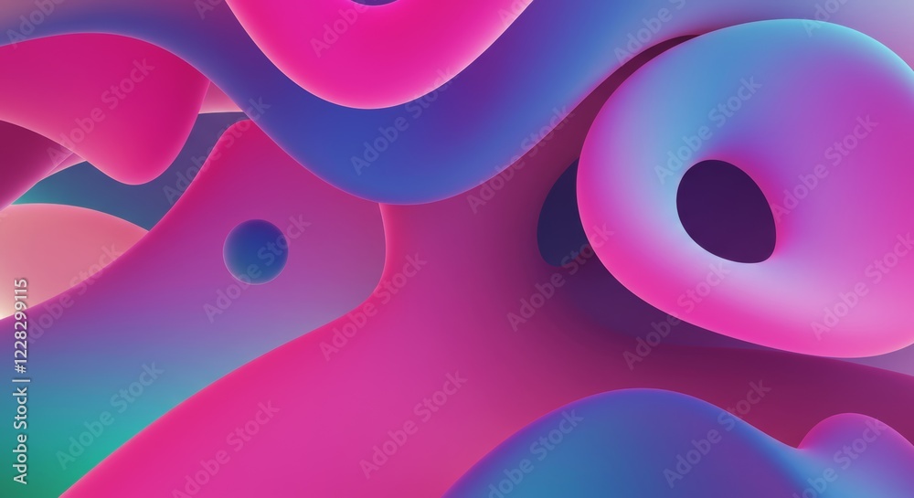 Abstract Fluid Forms: A mesmerizing abstract background of vibrant pink, blue, and green fluid forms, creating an ethereal and dynamic composition. Abstract Fluid Forms: A mesmerizing abstract background of vibrant pink, blue, and green fluid forms, creating an ethereal and dynamic composition.