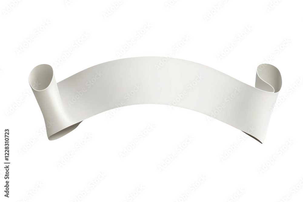 White Ribbon Creates a Classic Curve with Elegance and Simplicity Design White Ribbon Creates a Classic Curve with Elegance and Simplicity Design