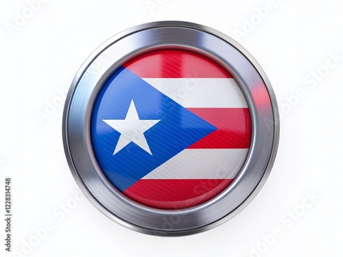 Free Download Puerto Rico Flag, Round Metal Sign, Screws, Patriotism,  National Symbol, Metallic Badge - GFXLoad