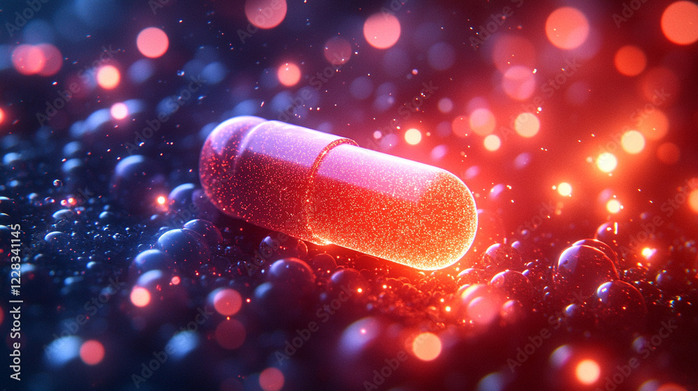 A digital pill symbolizing AI-driven precision medicine on a network background minimalistic design with bright tones and blurred empty space on the side
A digital pill symbolizing AI-driven precision medicine on a network background minimalistic design with bright tones and blurred empty space on the side