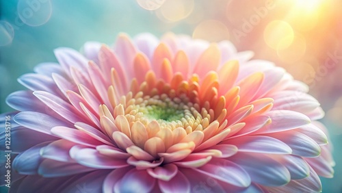 Soft Focus Macro Photography: Delicate Flower Petal Close-up
