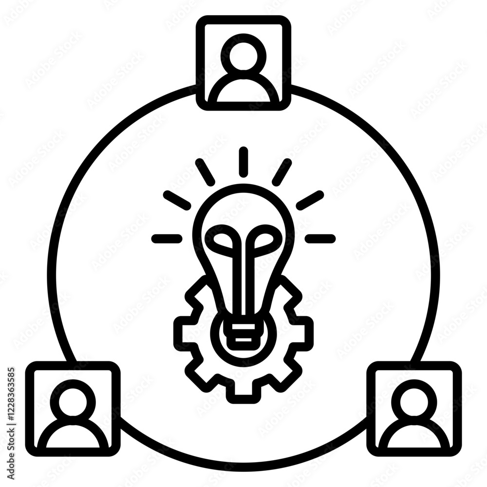 teamwork icon element for design teamwork icon element for design