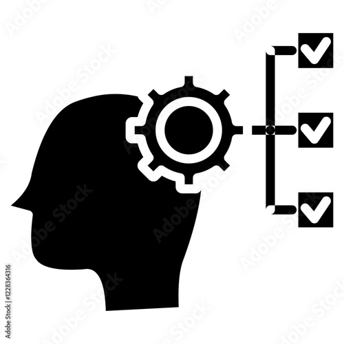 deliverable management icon element for design