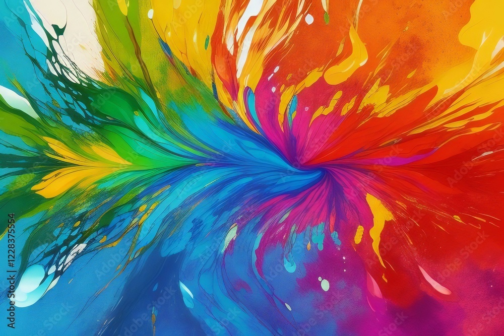 Abstract Colours Fluid Liquid Abstract Colours Fluid Liquid
