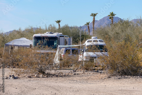Stealth camping in the desert