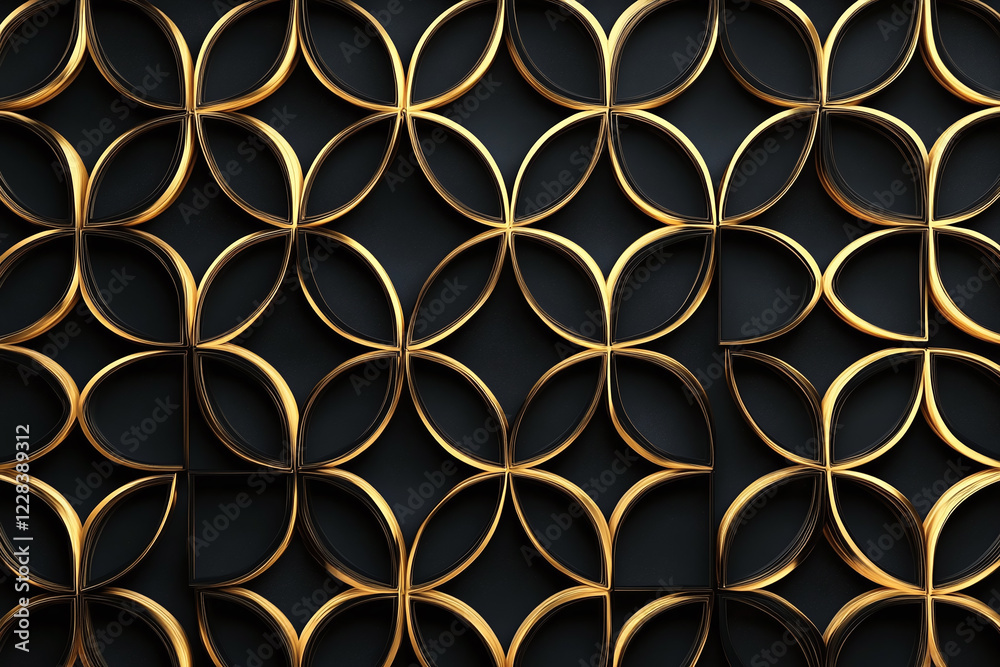 Elegant Flowing Golden Waves with Glowing Particles on a Dark Background, Abstract Futuristic Texture and Luxury Artistic Design Elegant Flowing Golden Waves with Glowing Particles on a Dark Background, Abstract Futuristic Texture and Luxury Artistic Design