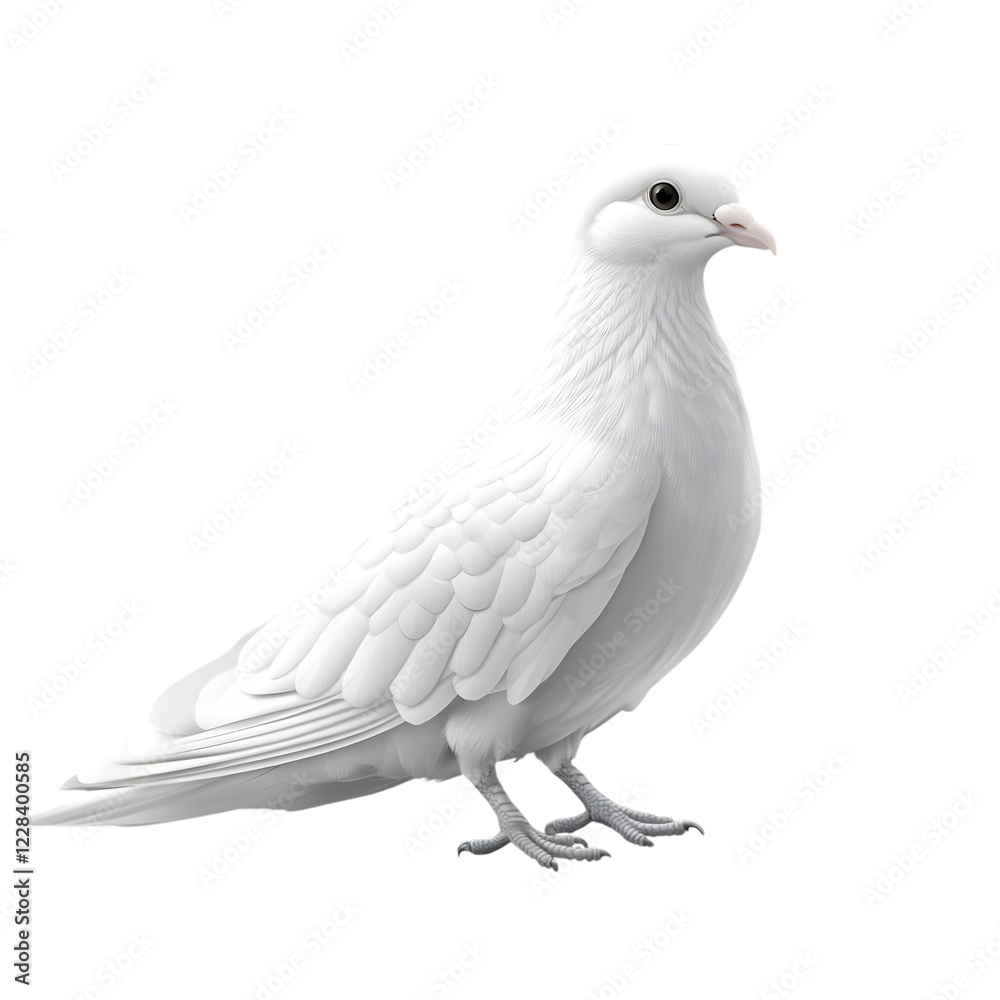 White Dove in Flight, Symbol of Peace and Freedom, Isolated on Transparent Background White Dove in Flight, Symbol of Peace and Freedom, Isolated on Transparent Background