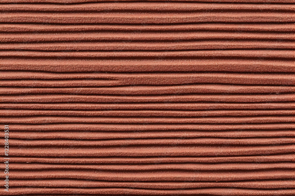 Close-up of Brown Textured Surface with Parallel Ridges Creates a Visually Appealing Pattern Close-up of Brown Textured Surface with Parallel Ridges Creates a Visually Appealing Pattern