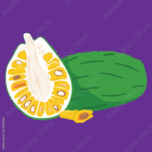 nangka the jackfruit tropical fruit exotic indonesian photo