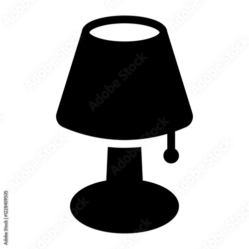 table lamp glyph icon