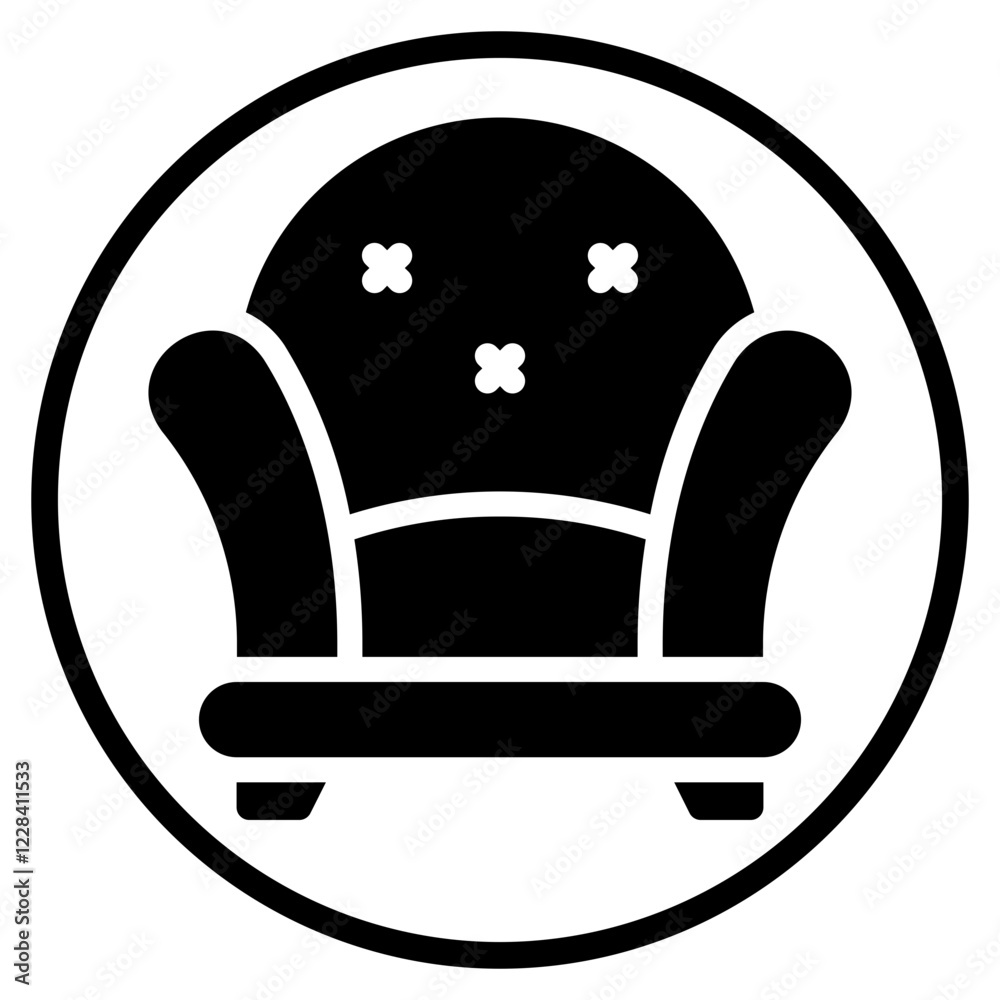 couch glyph icon couch glyph icon