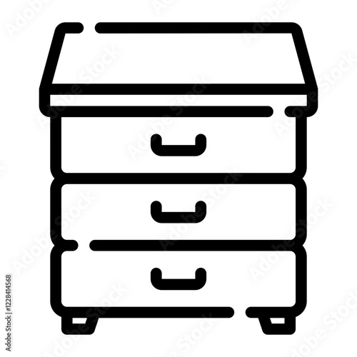 drawer line icon
