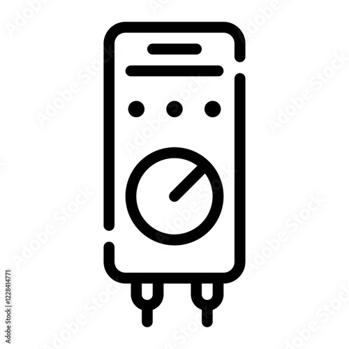 water heater line icon
