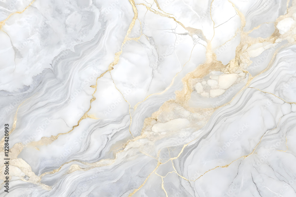 Naklejka premium Elegant Gray and Gold Marble Texture Background Image for Design Projects