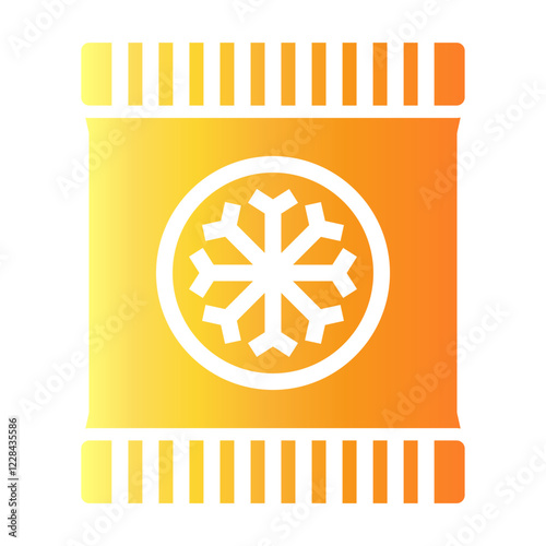 frozen food Gradient icon