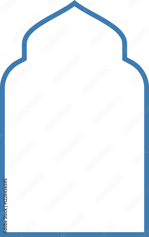 Mosque Window and Dome Line Art Designs Mosque Window and Dome Line Art Designs