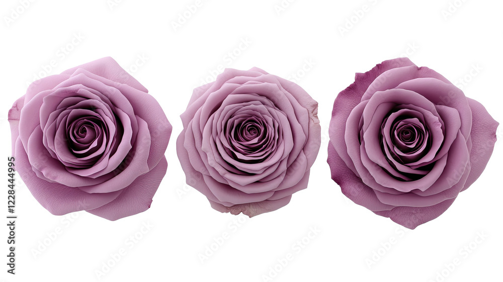 Pink Roses on Clear Background Generative AI Pink Roses on Clear Background Generative AI