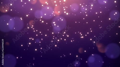 Warm Orange and Blue Particle,loop