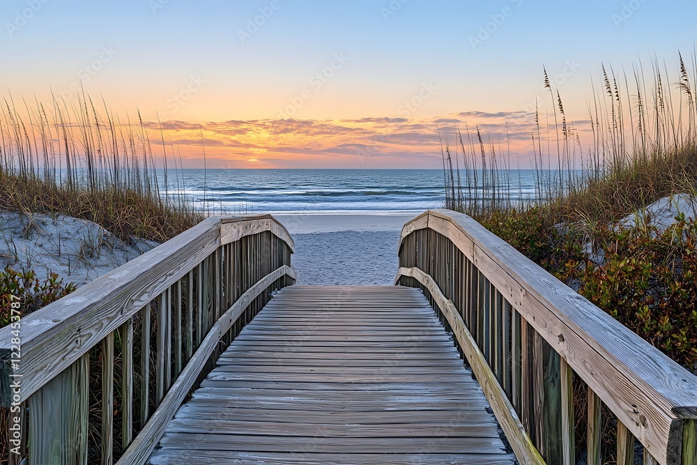 Naklejka premium Realistic Tropical and Coastal Sceneries Landscapes