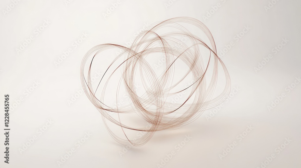 Abstract swirling lines, light background, digital art, website design Abstract swirling lines, light background, digital art, website design