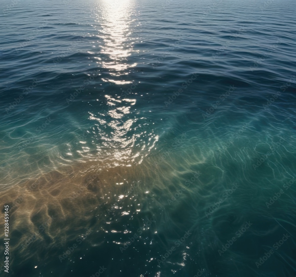 Fototapeta premium Gradient water effect on ocean surface, gradient, ocean