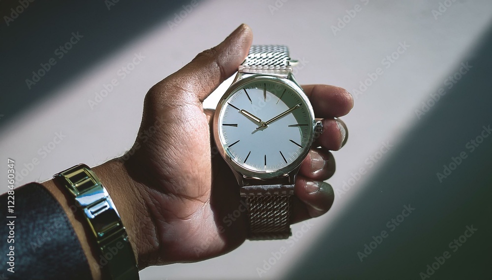 Showcase elegance with a timeless wristwatch. Showcase elegance with a timeless wristwatch.