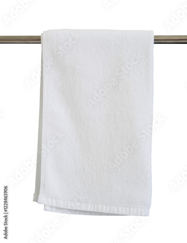 hanging  withe towel isolated element