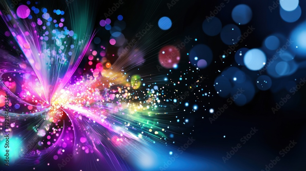 Fototapeta premium Vibrant Colorful Abstract Background