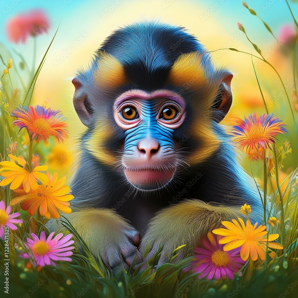 Fototapeta premium Mandrill