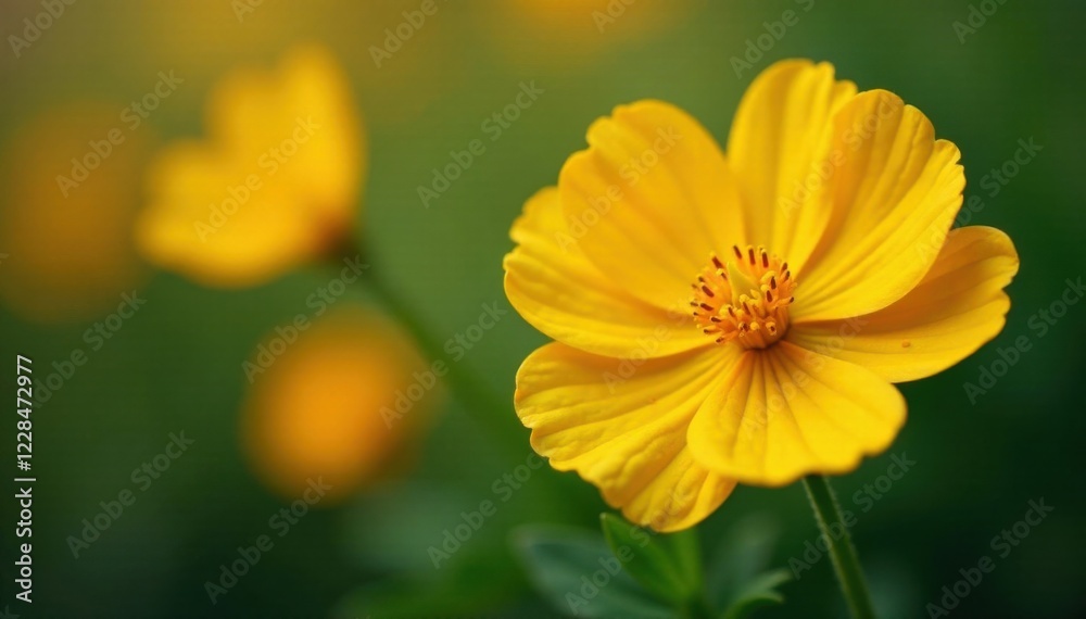 Buttercup flower close-up, leaf, sunshine, delicate Buttercup flower close-up, leaf, sunshine, delicate
