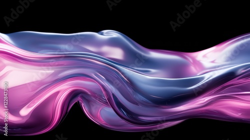 Whimsical abstract swirl patterns with dynamic brushwork, glowing neon colors, perfect for digital art, music-themed projects, or futuristic aesthetics