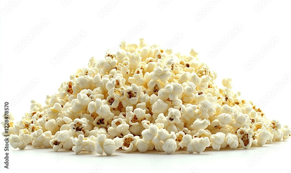 A Delicious Mountain of Buttery Popcorn: A Crunchy, Flavorful Snack for Movie Night