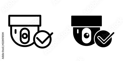 CCTV icon design template