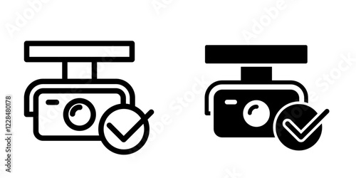 CCTV icon design template