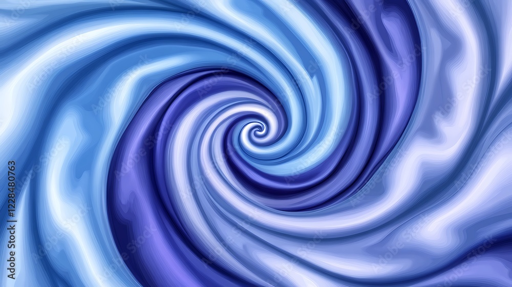 Abstract Blue Swirling Spiral Design Pattern Abstract Blue Swirling Spiral Design Pattern