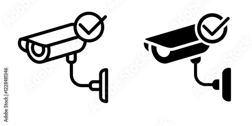 CCTV icon design template