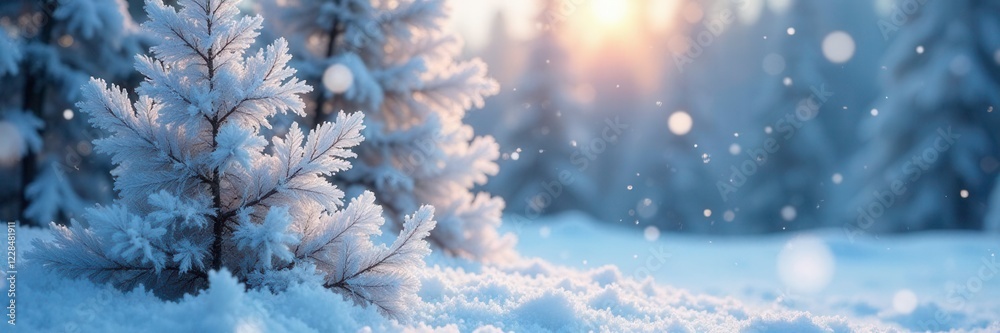 Sparkling frost adorns crystal trees against a backdrop of shimmering snow, snow, frosty, winter wonderland Sparkling frost adorns crystal trees against a backdrop of shimmering snow, snow, frosty, winter wonderland