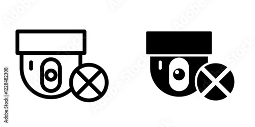 CCTV icon design template