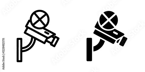 CCTV icon design template