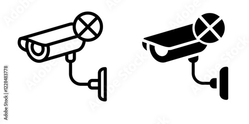 CCTV icon design template