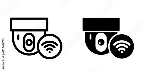 CCTV icon design template