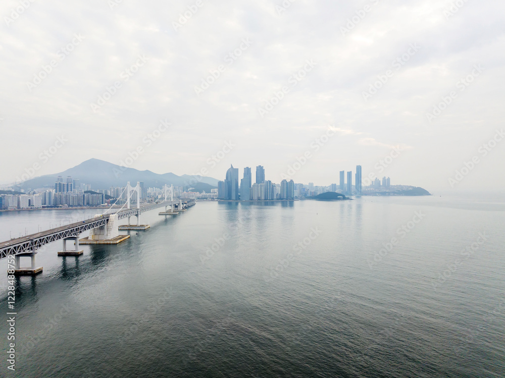 Fototapeta premium 마린시티,광안대교,해운대구,부산