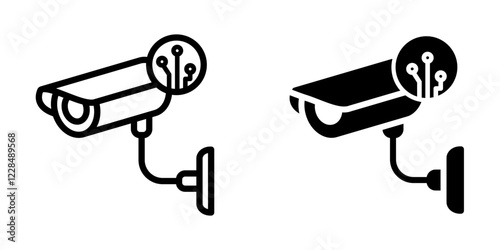 CCTV icon design template
