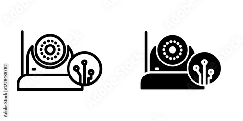 CCTV icon design template