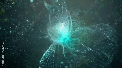Discover the mesmerizing dance of particles with 