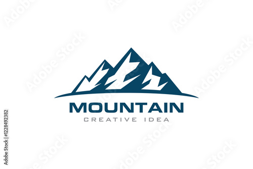 Creative Mountain Concept Logo Design Template